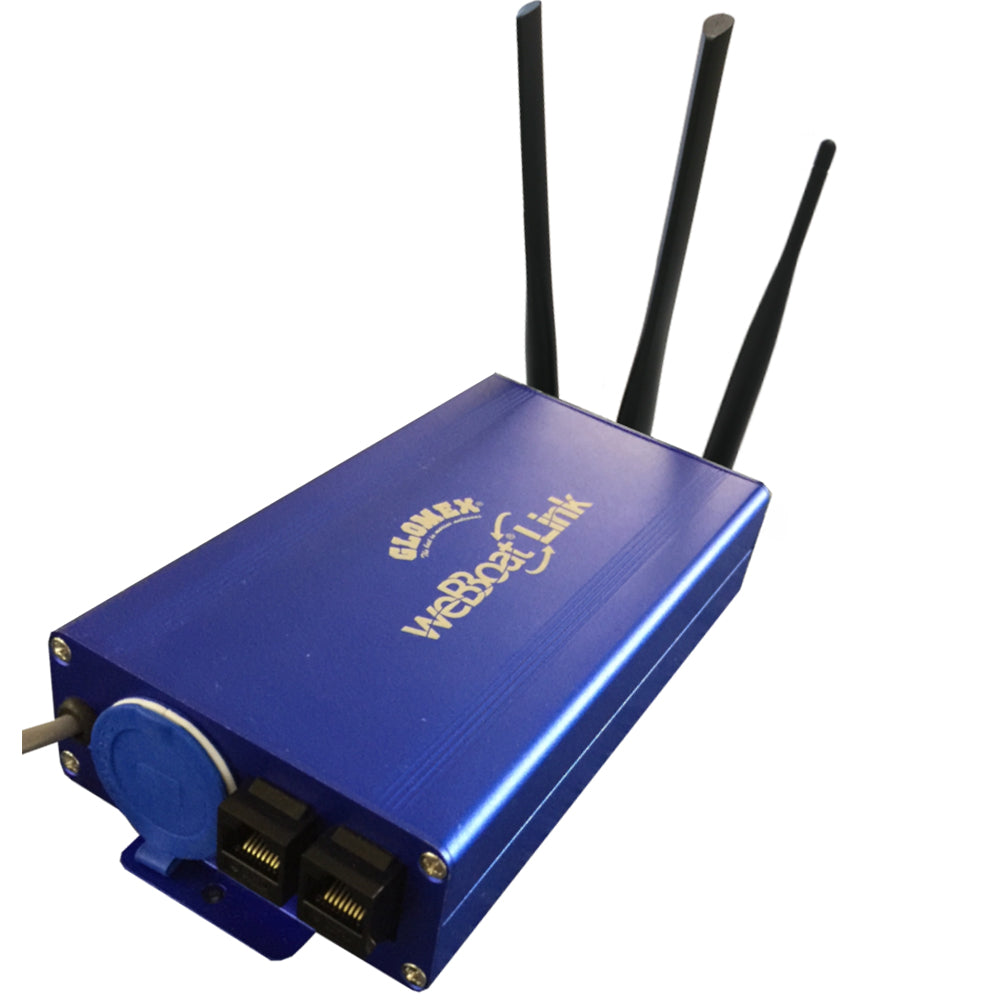 Glomex WeBBoat Link Single SIM 4G/WiFi Indoor Unit Coastal and Ocean Internet System for North America | SendIt Sailing