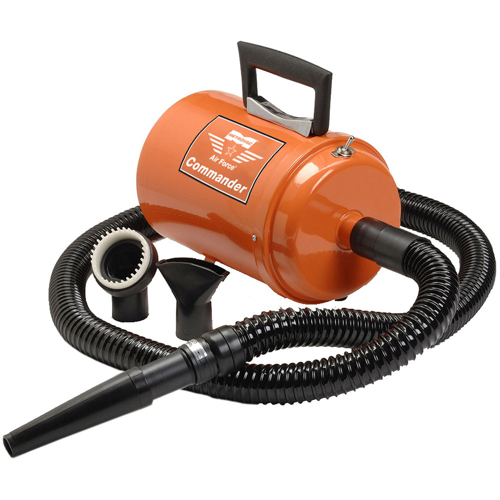 MetroVac AirForce Commander 2 Speed Pet Dryer - Orange | SendIt Sailing