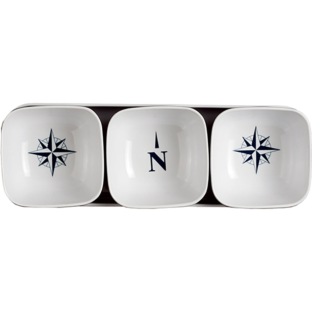 Marine Business Melamine Snack Set - Northwind - Set of 4 | SendIt Sailing