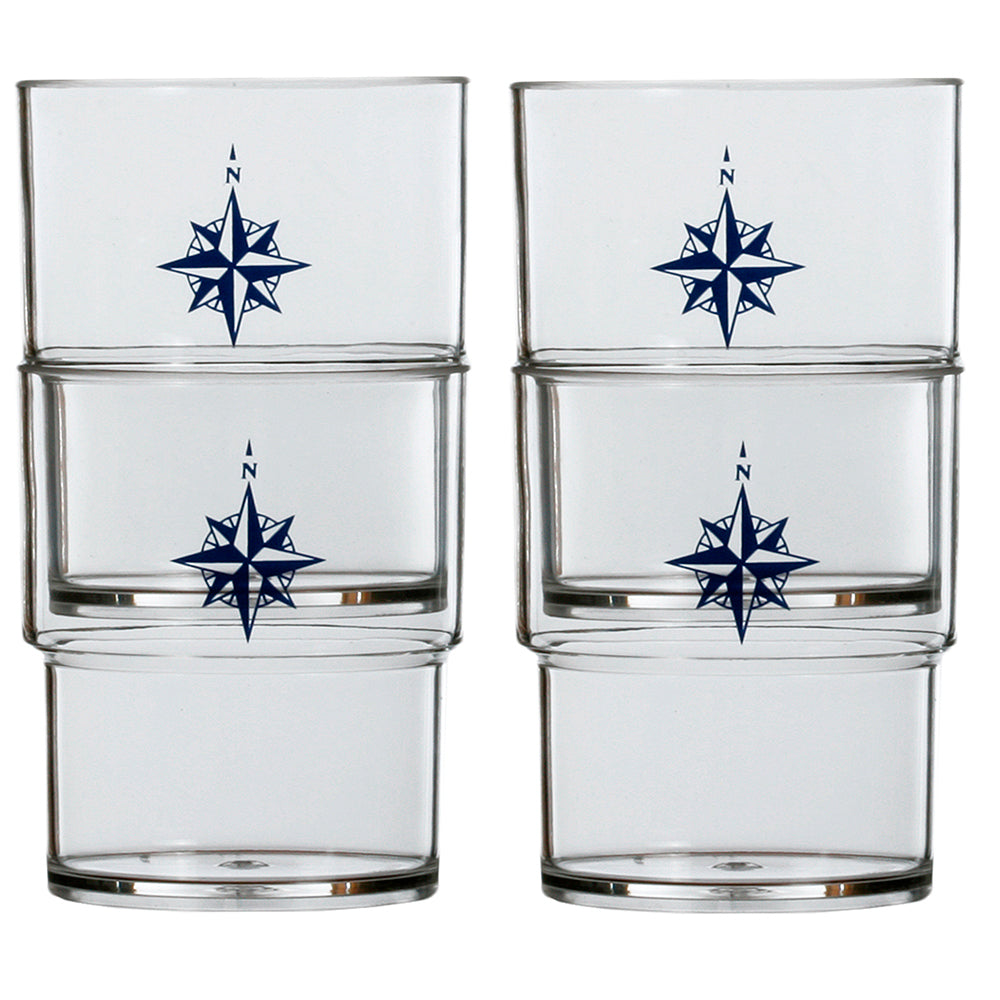 Marine Business Stackable Glass Set - Northwind - Set of 12 | SendIt Sailing