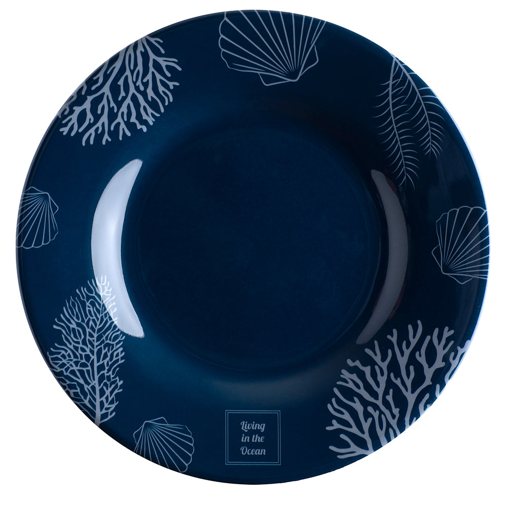 Marine Business Melamine Round Dessert Plate - Living - 7in Set of 6 | SendIt Sailing