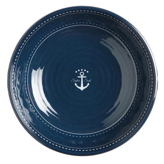 Marine Business Melamine Deep, Round Soup Plate - Sailor Soul - 8.8in Set of 6 | SendIt Sailing