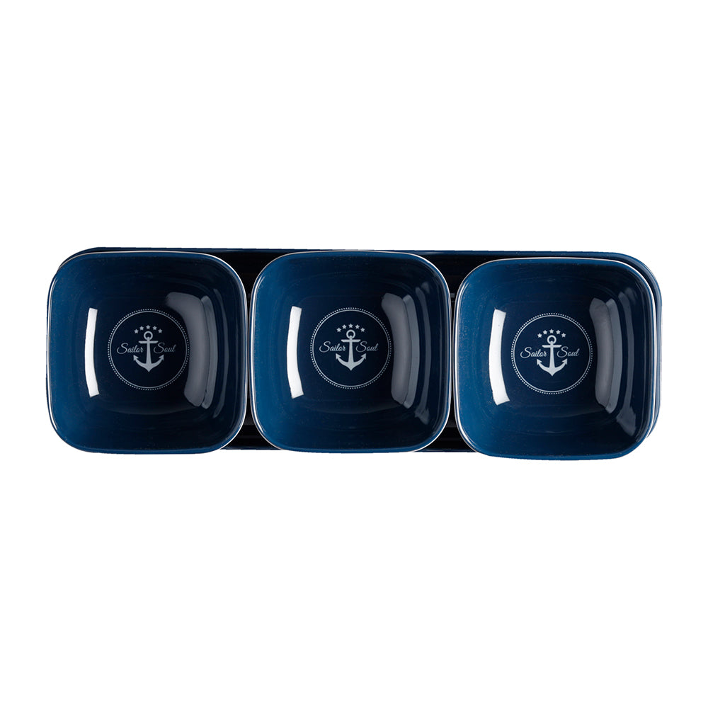 Marine Business Melamine Snack Set - Sailor Soul - Set of 4 | SendIt Sailing