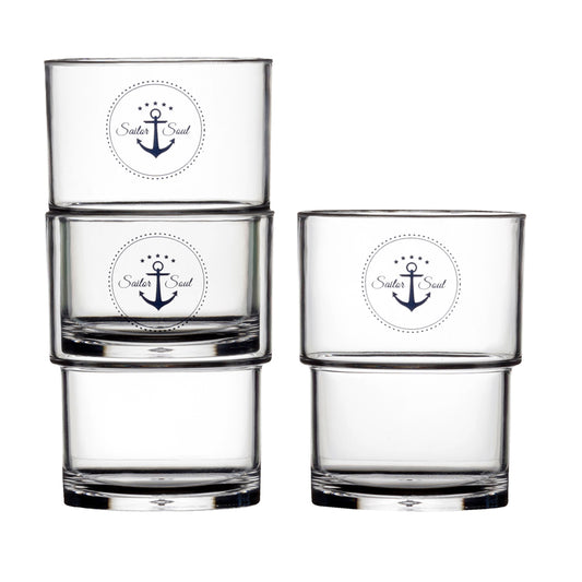 Marine Business Stackable Glass Set - Sailor Soul - Set of 12 | SendIt Sailing