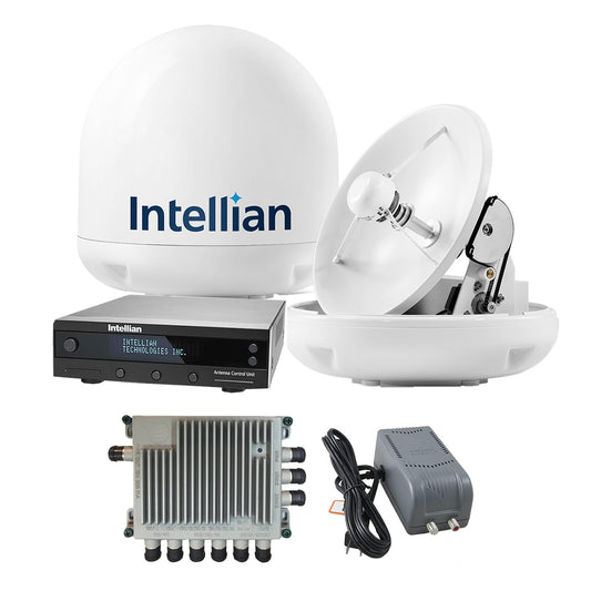 Intellian i3 US System US and Canada TV Antenna System and SWM-30 Kit | SendIt Sailing