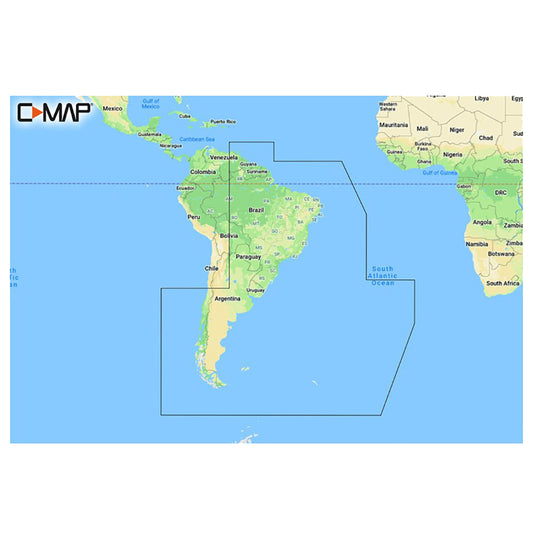 C-MAP REVEAL Chart - South America - East Coast | SendIt Sailing