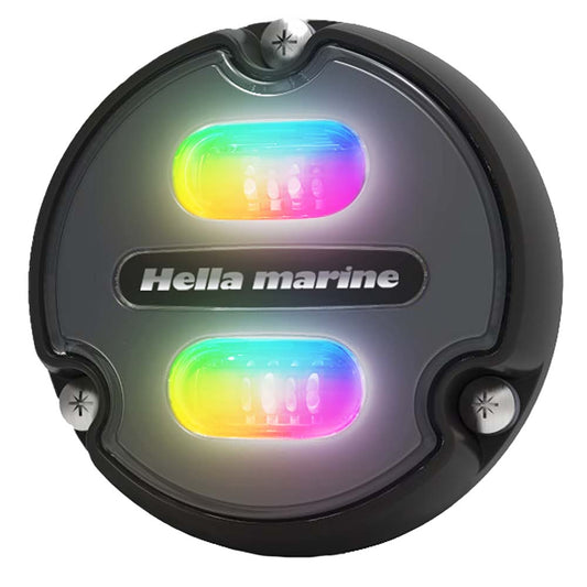 Hella Marine Apelo A1 RGB Underwater Light - 1800 Lumens - Black Housing - Charcoal Lens | SendIt Sailing