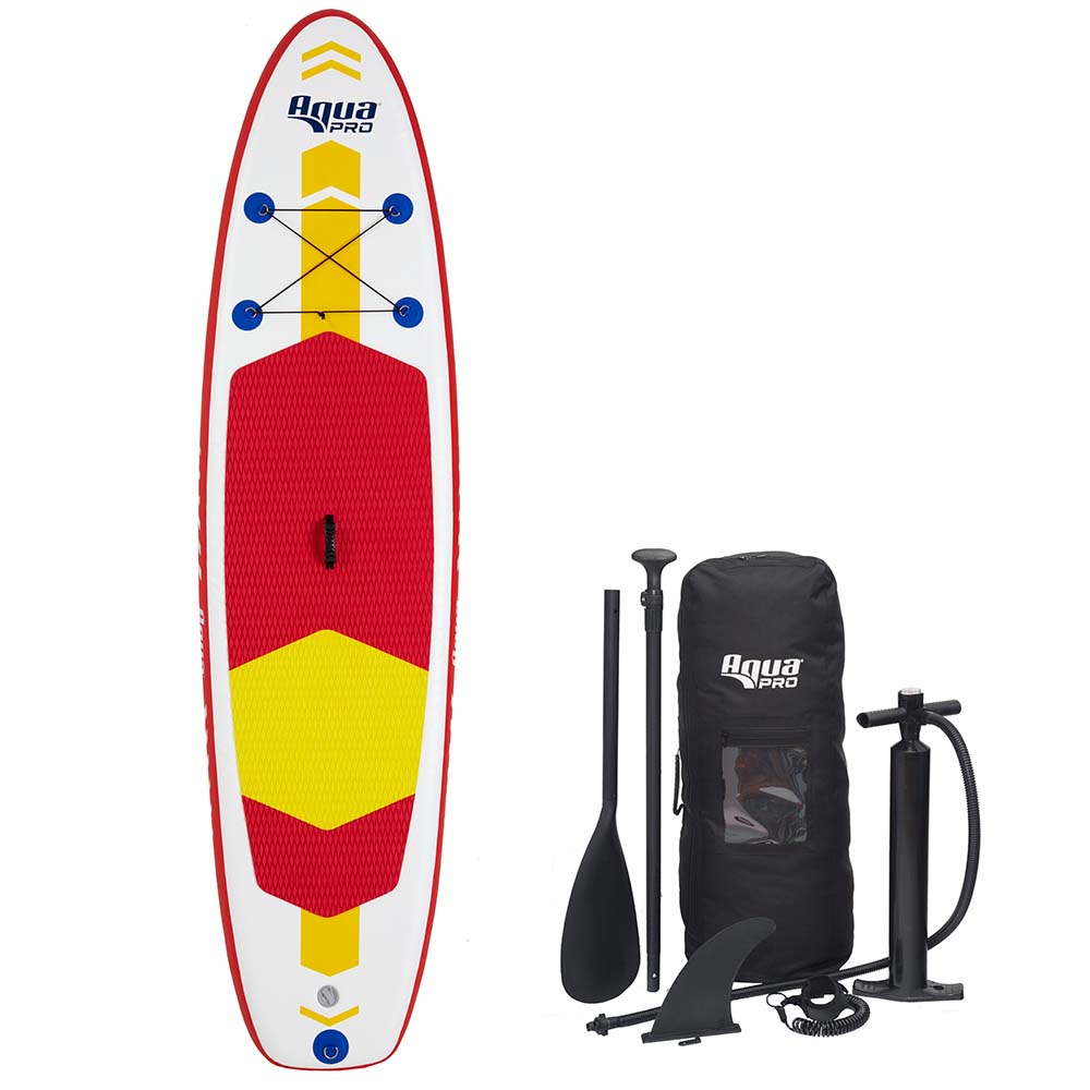 Aqua Leisure 10ft Inflatable Stand-Up Paddleboard Drop Stitch with Oversized Backpack for Board and Accessories | SendIt Sailing