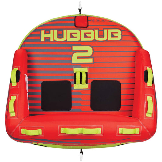 Full Throttle Hubbub 2 Towable Tube - 2 Rider - Red | SendIt Sailing