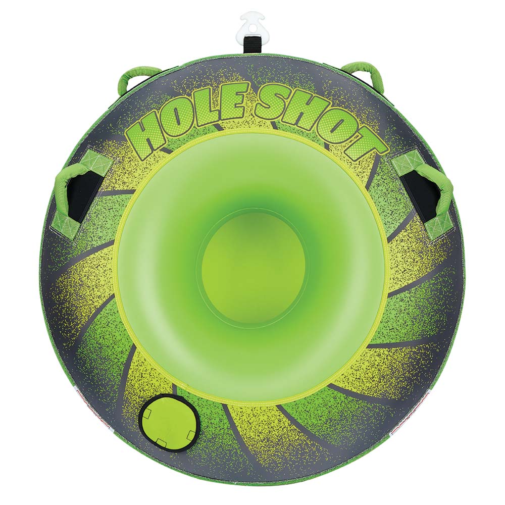 Full Throttle Hole Shot Towable Tube - 1 Rider - Green | SendIt Sailing