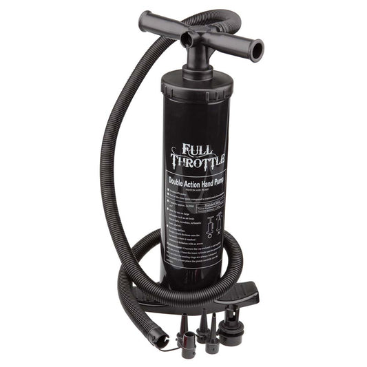 Full Throttle Dual Action Hand Pump - Black | SendIt Sailing