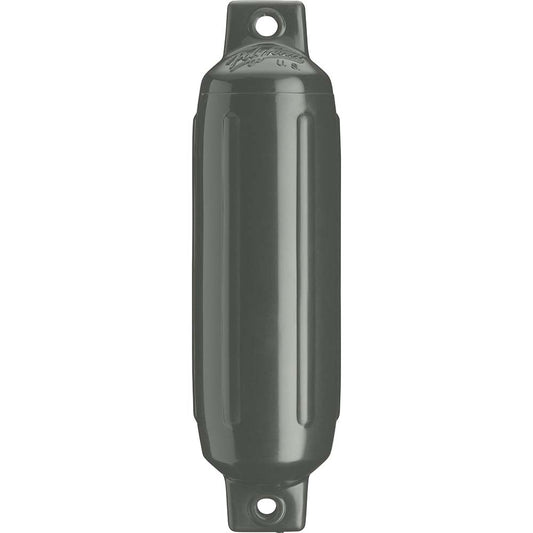 Polyform G-1 Twin Eye Fender 3.5in x 12.8in - Graphite | SendIt Sailing