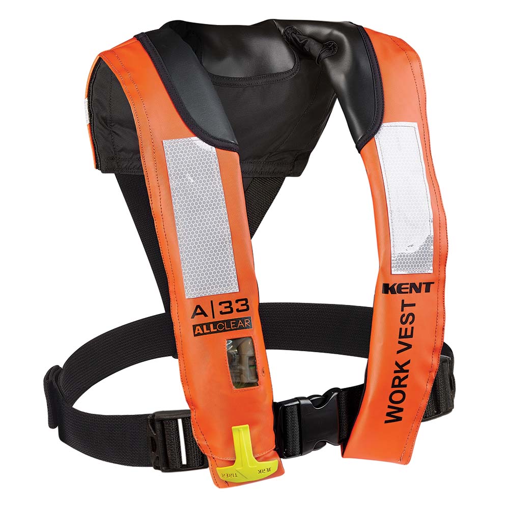 Kent A-33 All Clear Auto Inflatable Work Vest | SendIt Sailing