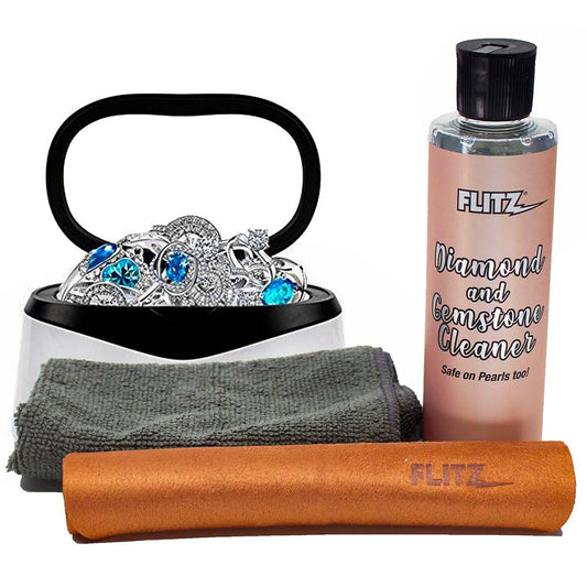 Flitz Ultrasonic Cleaner Kit - 8oz. Jewelry & Gemstone Cleaner REFILL Bottle | SendIt Sailing