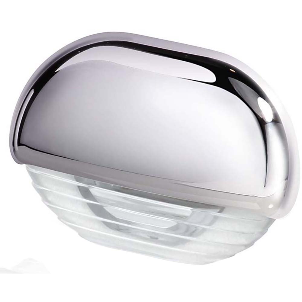 Hella Marine White LED Easy Fit Step Lamp with Chrome Cap | SendIt Sailing