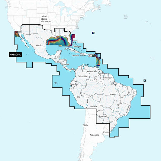 Navionics Platinum+ NPSA004L - Mexico, Caribbean to Brazil | SendIt Sailing