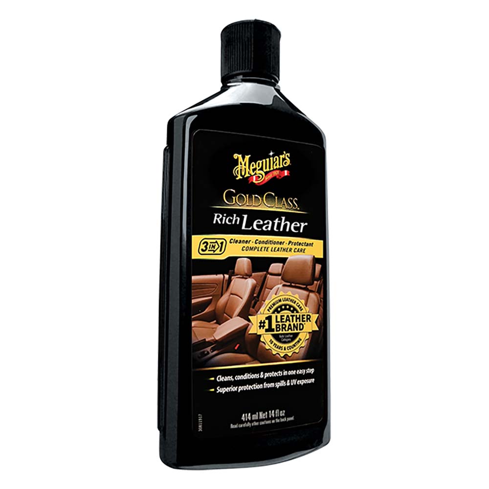 Meguiars Gold Class Rich Leather Cleaner & Conditioner - 14oz | SendIt Sailing