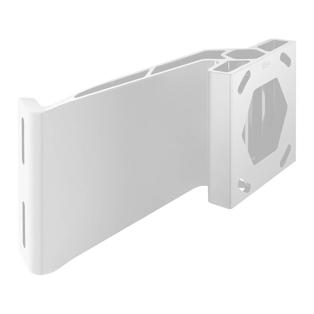 Minn Kota Raptor Jack Plate Adapter Bracket - Starboard - 5in Setback - 4in Rise - White | SendIt Sailing