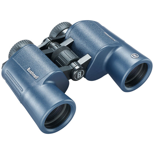 Bushnell 12x42mm H2O Binocular - Dark Blue Porro WP/FP Twist Up Eyecups | SendIt Sailing