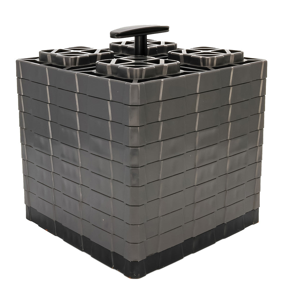 Camco FasTen Leveling Blocks XL with T-Handle - 2x2 - Grey 10-Pack | SendIt Sailing