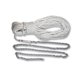 Lewmar Anchor Rode 215&ft - 15&ft of 1/4in Chain and 200&ft of 1/2in Rope with Shackle | SendIt Sailing