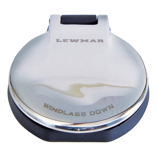 Lewmar Deck Foot Switch - Windlass Down - Stainless Steel | SendIt Sailing