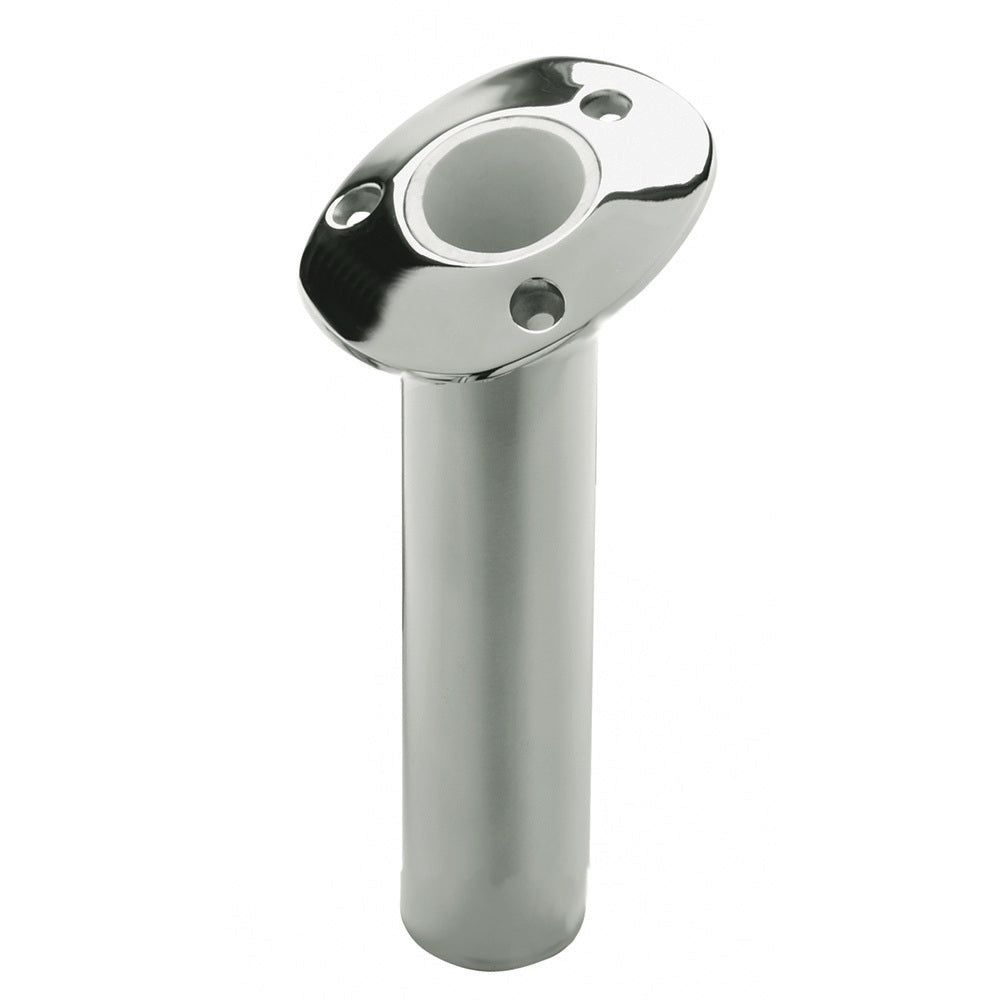 C.E. Smith 536810C - Flush Mount Rod Holder - 15 Degree - Cast - 10.5in Deep | SendIt Sailing