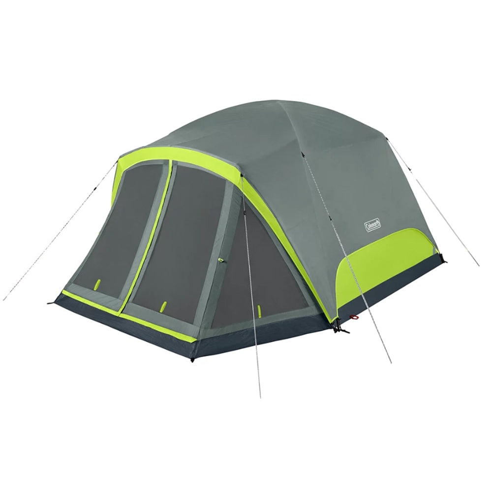 Coleman Skydome 6-Person Camping Tent with Screen Room - Rock Grey | SendIt Sailing