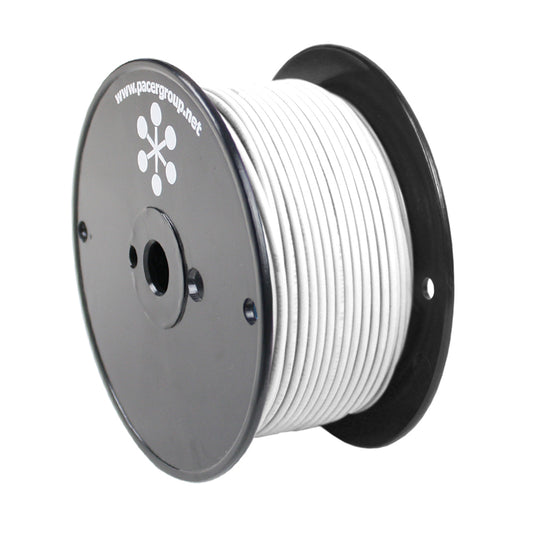 Pacer White 18 AWG Primary Wire - 250ft | SendIt Sailing