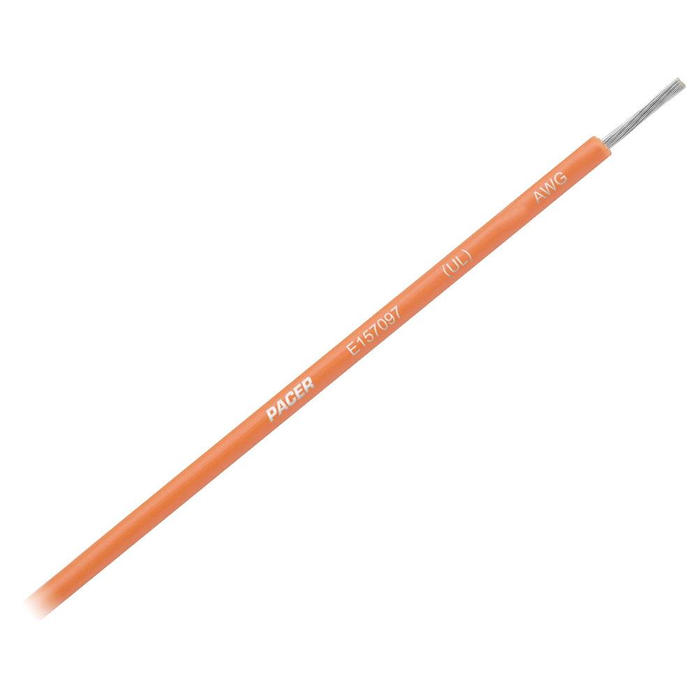 Pacer Orange 16 AWG Primary Wire - 25ft | SendIt Sailing