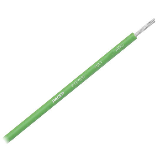 Pacer Light Green 16 AWG Primary Wire - 25ft | SendIt Sailing