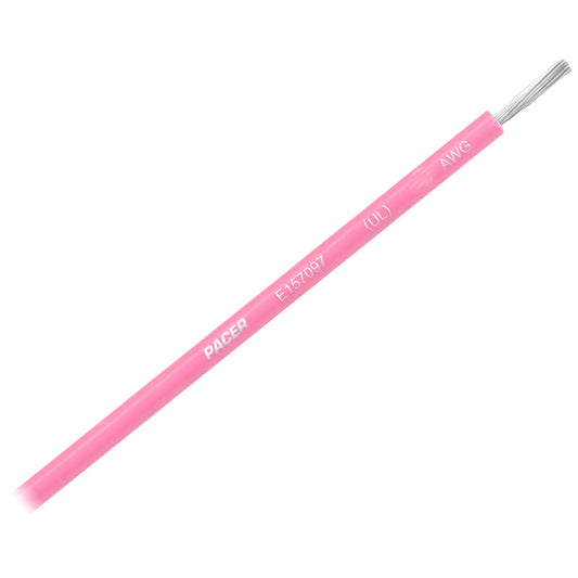 Pacer Pink 14 AWG Primary Wire - 18ft | SendIt Sailing