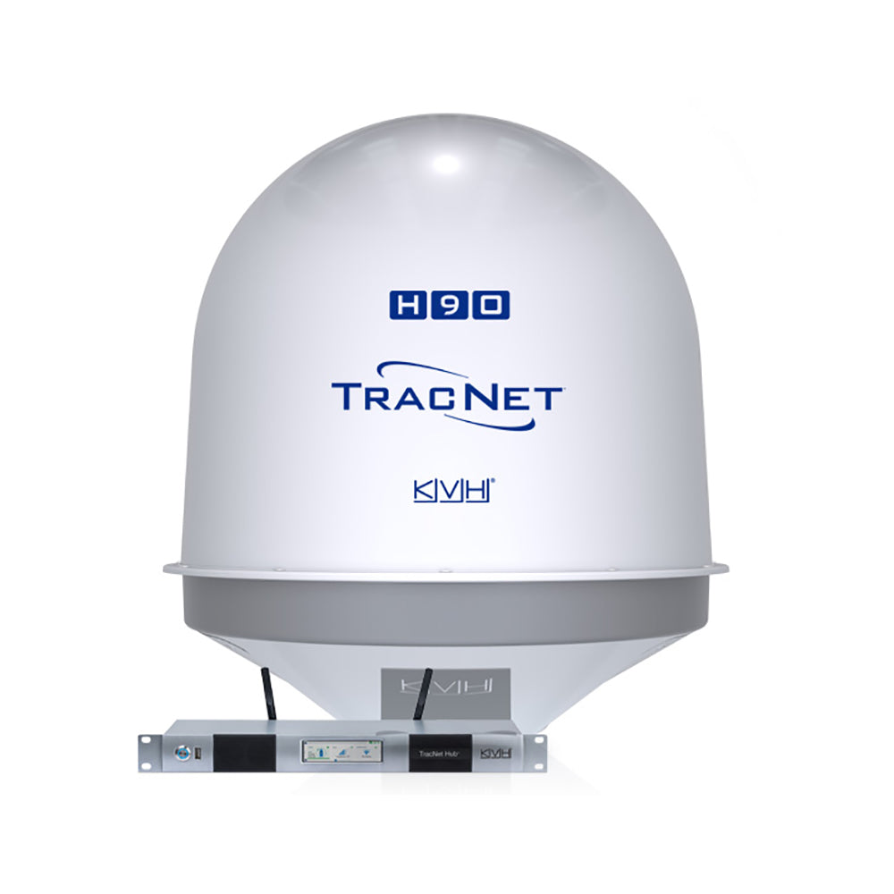 KVH TracNet H90 Ku-Band Antenna with TracNet Hub | SendIt Sailing