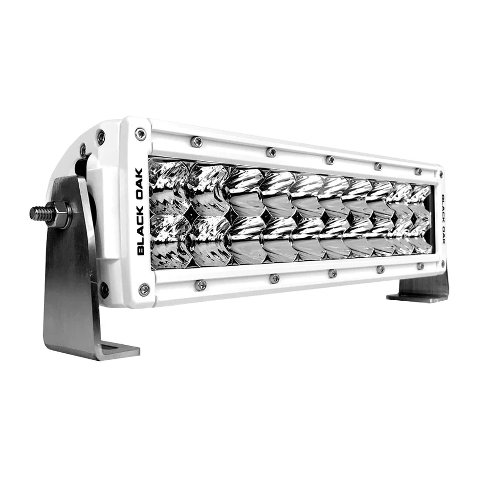 Black Oak Pro Series Double Row Combo 10in Light Bar - White | SendIt Sailing