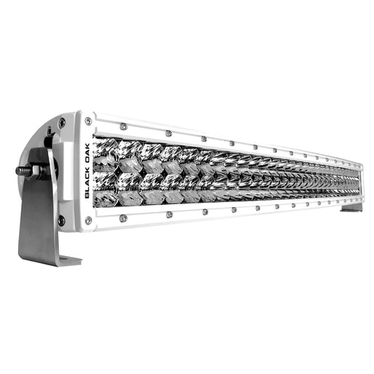 Black Oak Pro Series Curved Double Row Combo 30in Light Bar - White | SendIt Sailing