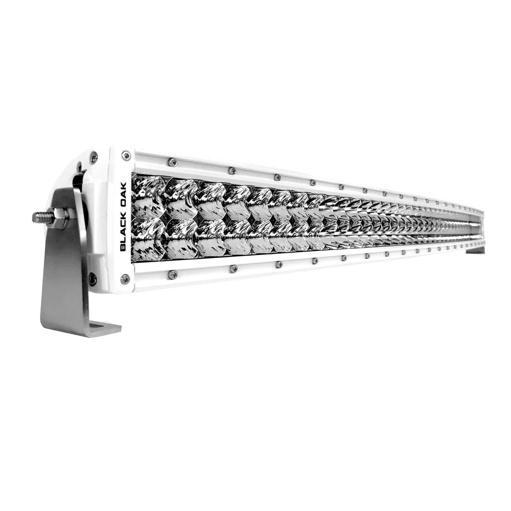 Black Oak Pro Series Curved Double Row Combo 40in Light Bar - White | SendIt Sailing