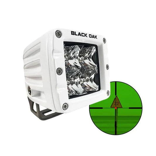 Black Oak Pro Series Infrared 2in 850nm Flood Pod Light - White | SendIt Sailing