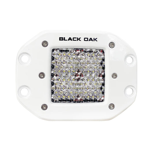 Black Oak Pro Series 2in Flush Mounted Diffused Light - White | SendIt Sailing