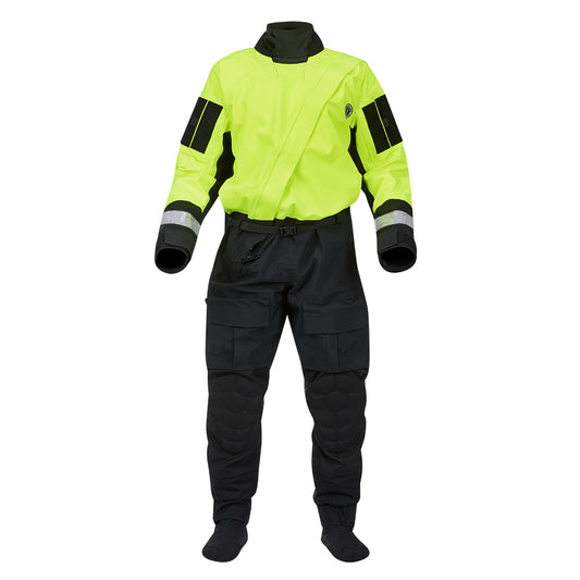Mustang Sentinel Series Water Rescue Dry Suit - Fluorescent Yellow Green-Black - XXXL Short | SendIt Sailing