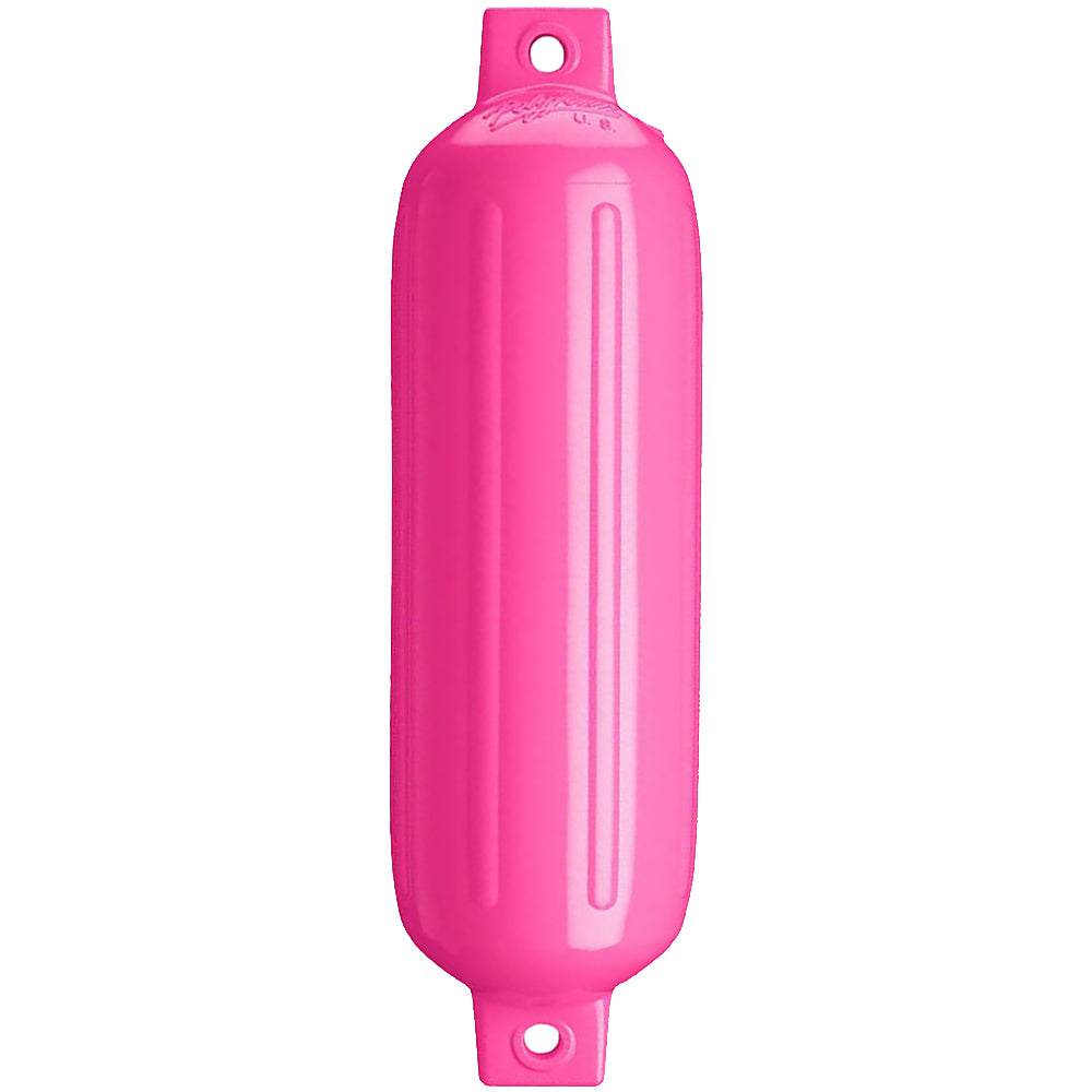 Polyform G-5 Twin Eye Fender 8.8in x 26.8in - Pink | SendIt Sailing