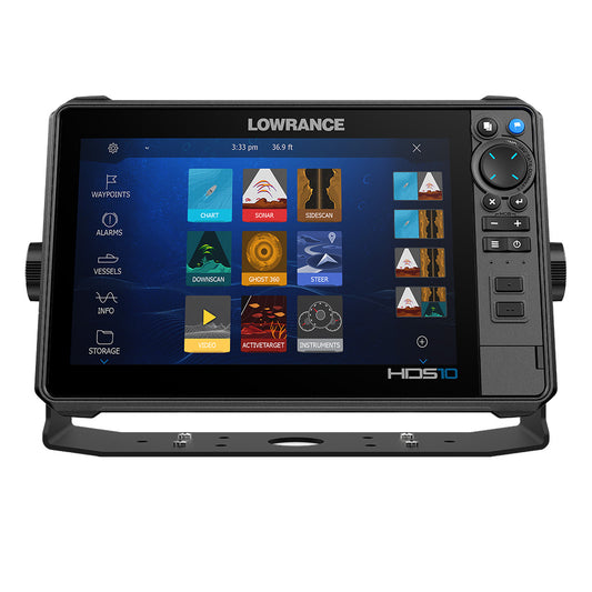 Lowrance HDS PRO 10 - with Preloaded C-MAP DISCOVER OnBoard - No Transducer | SendIt Sailing