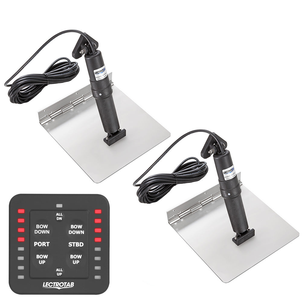 Lectrotab XKA Stainless Steel Trim Tab Kit without ne-Touch Control - 9 x 12 | SendIt Sailing