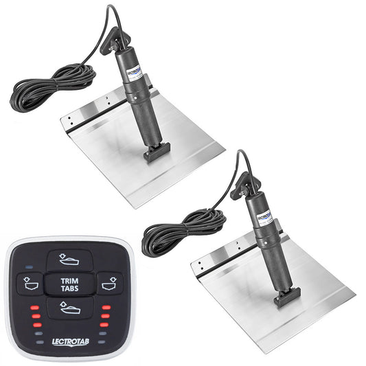Lectrotab XKA Aluminum Alloy Trim Tab Kit with MLC-1 Control - 9 x 12 | SendIt Sailing