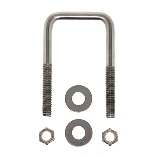 C.E. Smith Zinc U-Bolt 7/16in-14 X 3-1/8in X 3in with Washers and Nuts - Square | SendIt Sailing