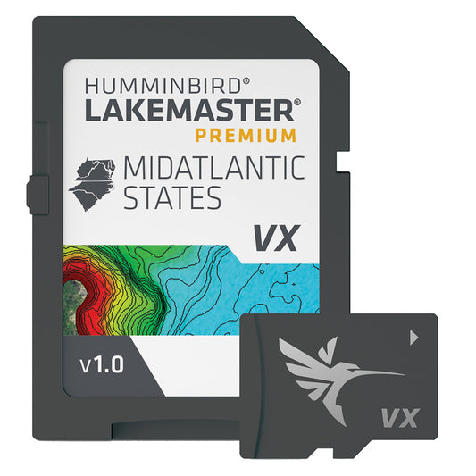 Humminbird LakeMaster VX Premium - Mid-Atlantic States | SendIt Sailing