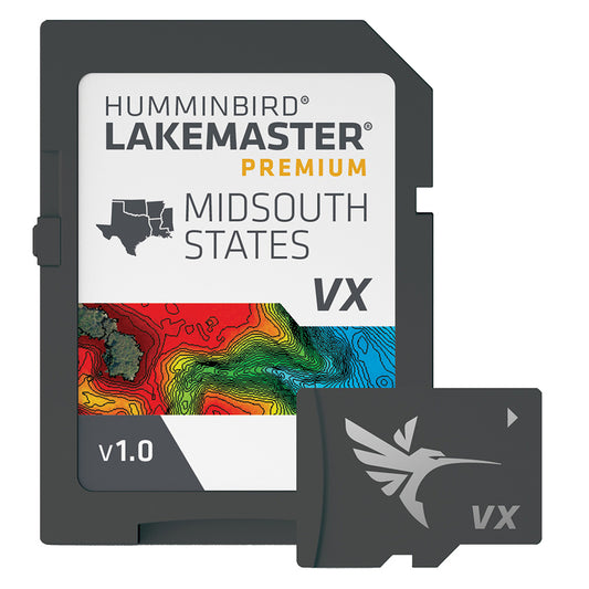 Humminbird LakeMaster VX Premium - Mid-South States | SendIt Sailing