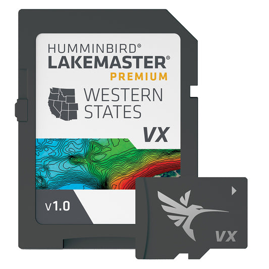 Humminbird LakeMaster VX Premium - Western States | SendIt Sailing