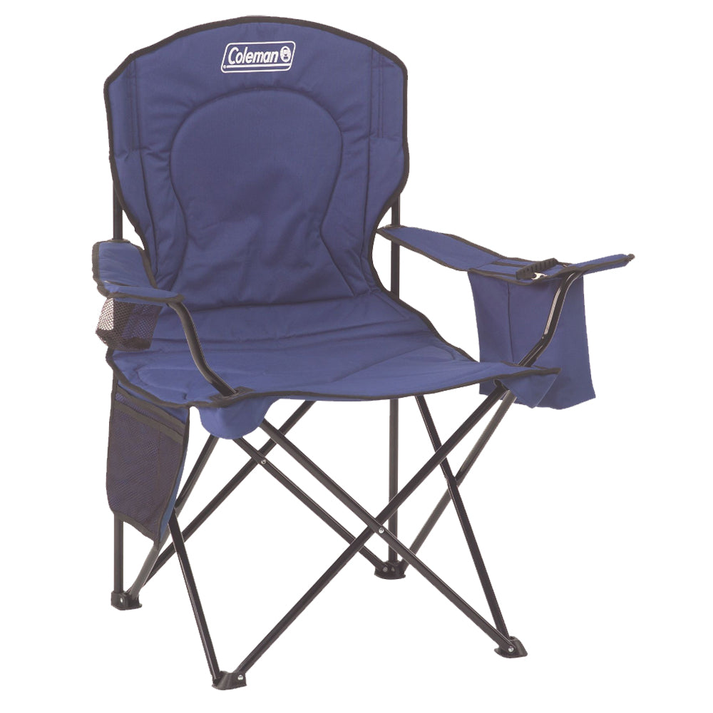 Coleman Cooler Quad Chair - Blue | SendIt Sailing