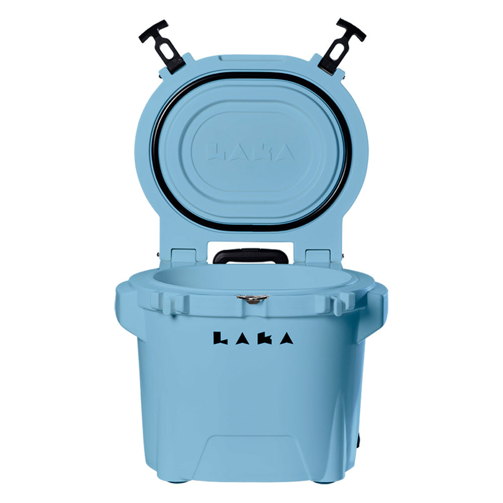 LAKA Coolers 30 Qt Cooler with Telescoping Handle and Wheels - Blue | SendIt Sailing