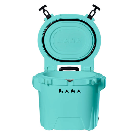 LAKA Coolers 30 Qt Cooler with Telescoping Handle and Wheels - Seafoam | SendIt Sailing